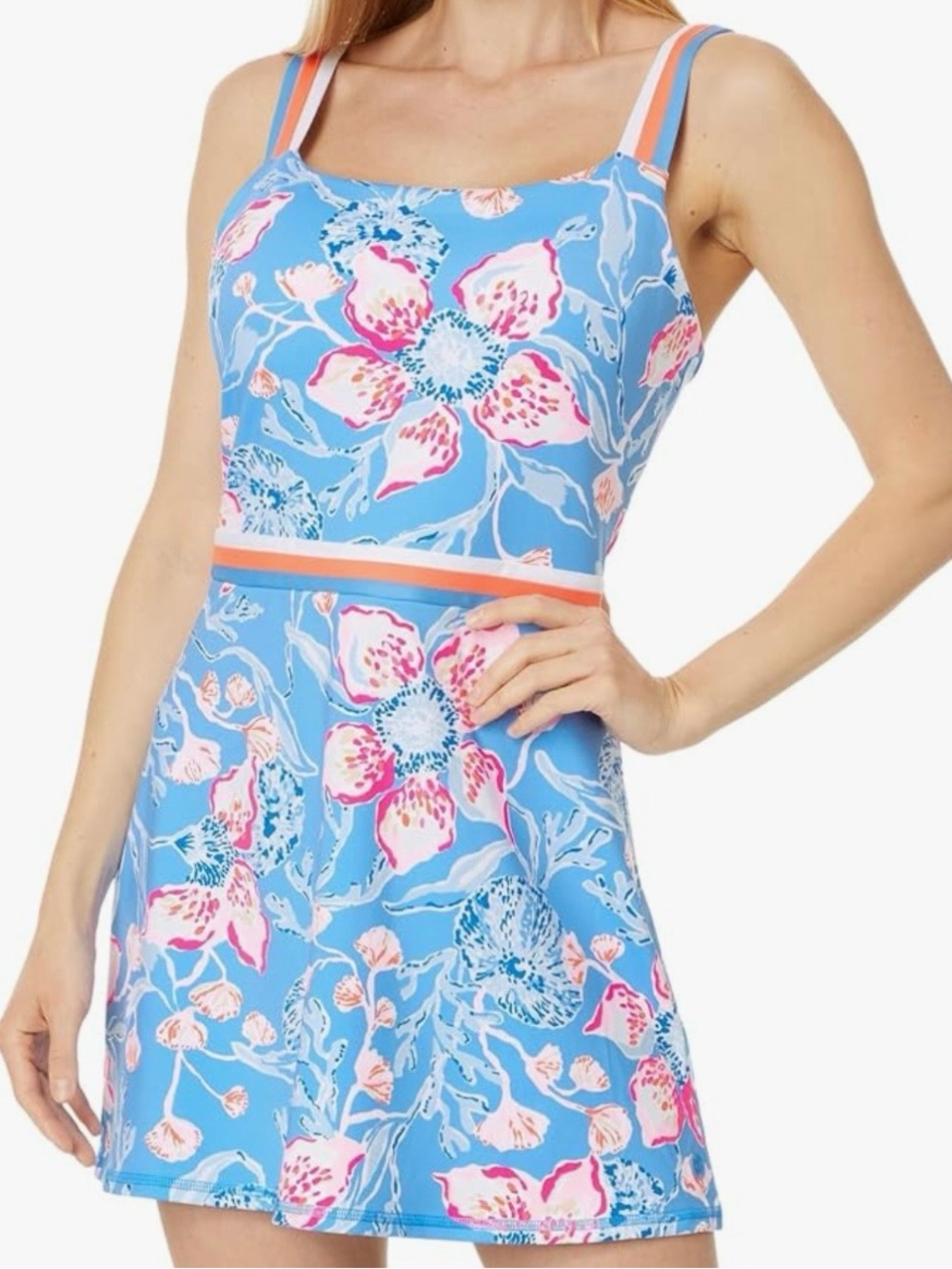 Lilly Pulitzer NWOT luxletic Women Deidra Dress UPF 50+ sz XXS